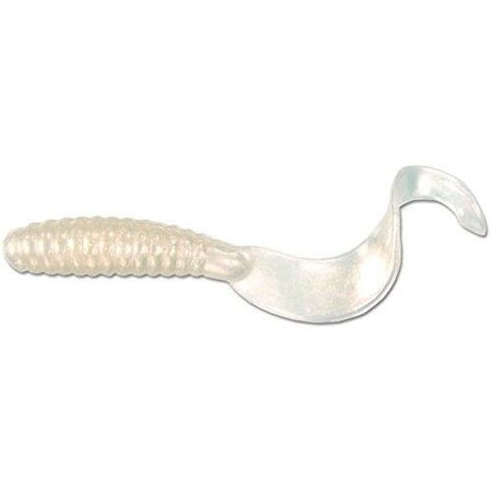 Got-Cha Curltail Grub, 6 Pearl, 20PK H6CT20-1P